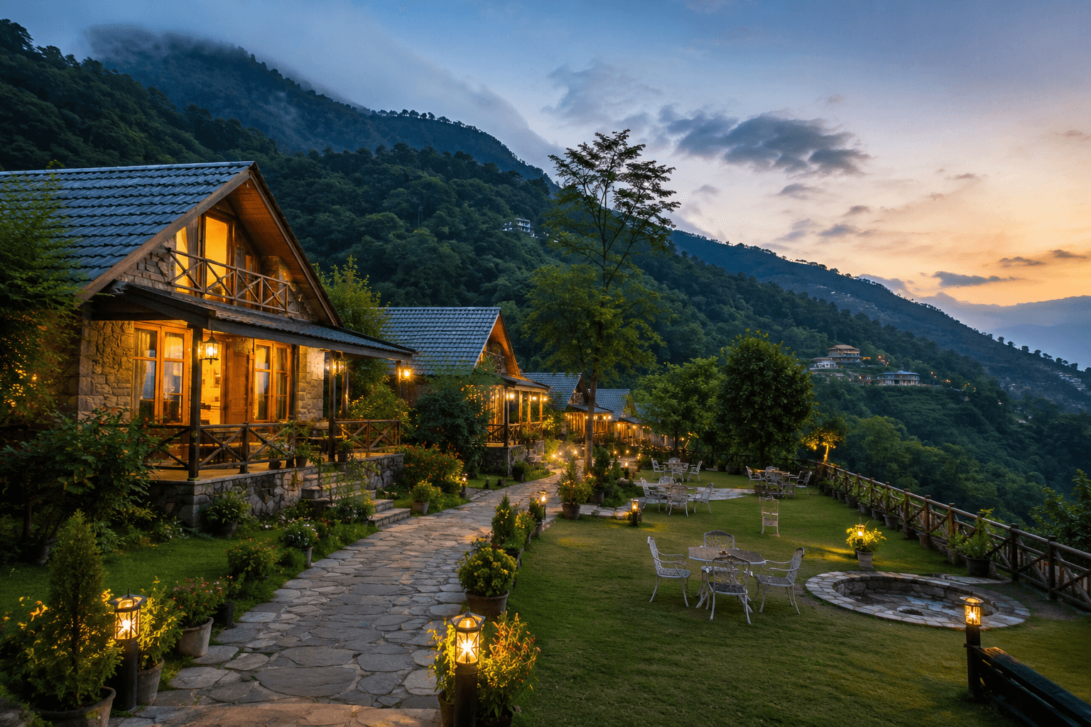 Luxury resort marketing visual
